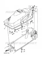 ENGINE HATCH voor Yamaha MJ-700TX 1993