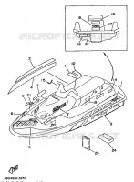STICKER / GEREEDSCHAPSET voor Yamaha MJ-700TX 1993