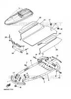 GUNWALE & MAT voor Yamaha SJ700A-Z 2001