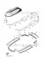 GUNWALE & MAT voor Yamaha GP800X 1999