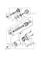 STARTMOTOR voor Yamaha GP800X 1999