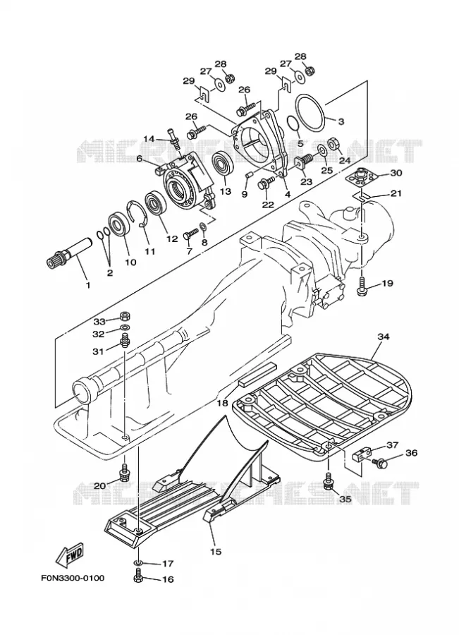 JET UNIT 2 Yamaha WAVERUNNER 800 2000 JET  JET FOR WB800