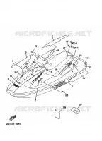 STICKER 1 / GEREEDSCHAPSET voor Yamaha RA760 1996