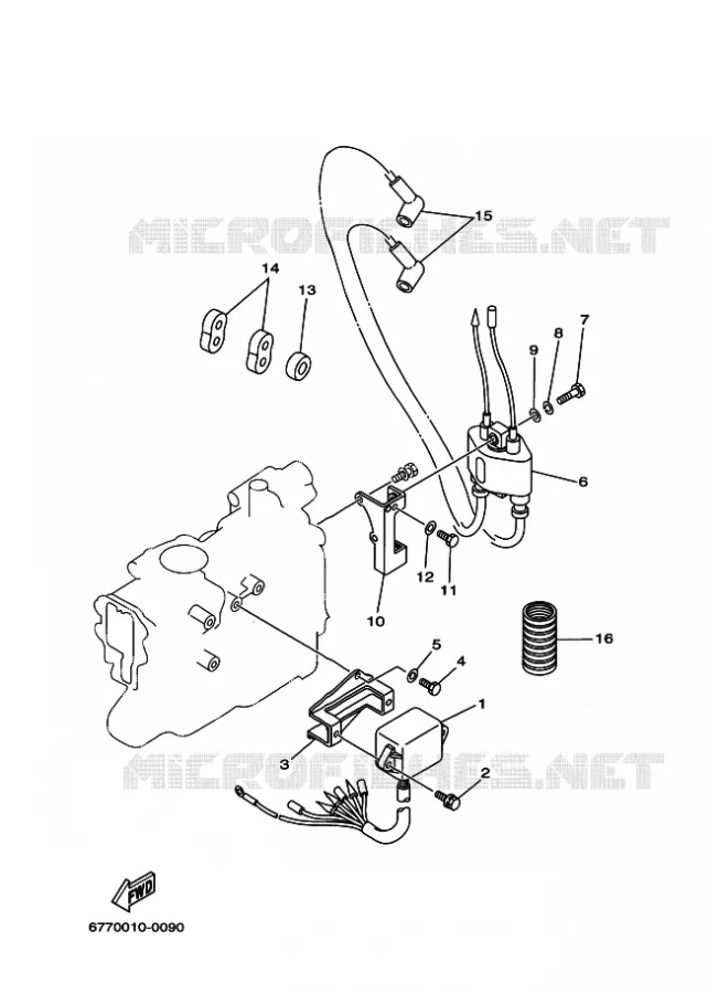 ELECTRISCH  Yamaha OUTBOARD ENGINES 8hp (5.9kW) 2012 E8  E8DMHL