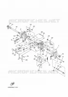 KUIPFRAME voor Yamaha 15F Manual & Electric Steering, Tiller & Remote Control, Manual Tilt, Shaft 20