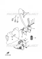 ELECTRISCH  voor Yamaha E8D Enduro, Manual Starter, Tiller Handle, Manual Tilt, Pre-Mixing, Shaft 15