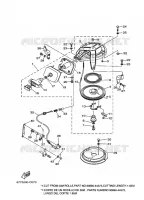 STARTMOTOR voor Yamaha E8D Enduro, Manual Starter, Tiller Handle, Manual Tilt, Pre-Mixing, Shaft 15