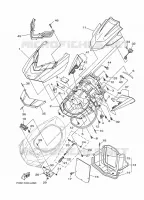 ENGINE HATCH 2 voor Yamaha FX CRUISER HO HIGH OUTPUT 2017