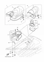 ZADEL / VERGRENDELING voor Yamaha FX CRUISER HO HIGH OUTPUT 2017