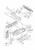 HULL & DECK 2 voor Yamaha FX CRUISER HO 2020