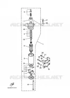 STARTMOTOR voor Yamaha 15F 2 Stroke, Manual Starter, Tiller Handle, Manual Tilt, Pre-Mixing 2002