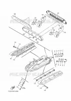 HULL & DECK 2 voor Yamaha FX SVHO 2020