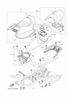 ZADEL / VERGRENDELING voor Yamaha GP1800 2019