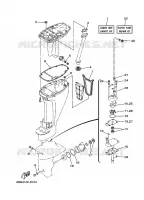 REPARATIESET 3 voor Yamaha F13.5A Electric Starter, Remote Control, Power Tilt, Shaft 20
