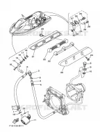 HULL & DECK voor Yamaha GP1300 2004