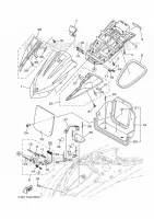 ENGINE HATCH 2 voor Yamaha VX CRUISER HO HIGH OUTPUT 2018