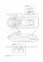 LABEL voor Yamaha VX CRUISER HO HIGH OUTPUT 2018