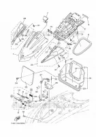 ENGINE HATCH 2 voor Yamaha VX CRUISER HO HIGH OUTPUT 2018