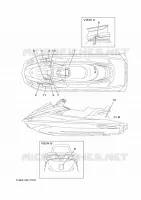 LABEL voor Yamaha VX CRUISER HO HIGH OUTPUT 2018