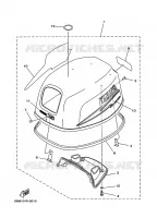 KUIP BOVENSTE voor Yamaha F13.5A 4 Stroke 2002
