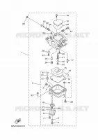 CARBURATEUR  voor Yamaha F13.5A 4 Stroke 2002