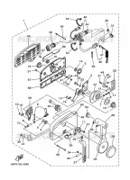 AFSTANDSBEDIENING voor Yamaha F15A Electric Starter, Remote Control, Manual Tilt, Shaft 20