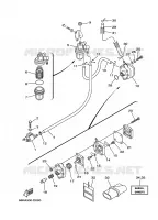 CARBURATEUR  voor Yamaha F15A Electric Starter, Remote Control, Manual Tilt, Shaft 20