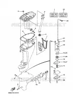 REPARATIESET 3 voor Yamaha F15A Electric Starter, Remote Control, Manual Tilt, Shaft 20