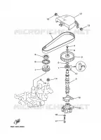 OLIEPOMP voor Yamaha F15A Electric Starter, Tiller Handle, Manual Tilt, Shaft 20