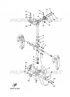 HOUDER 2 voor Yamaha F15A Electric Starter, Remote Control, Power Tilt, Shaft 20