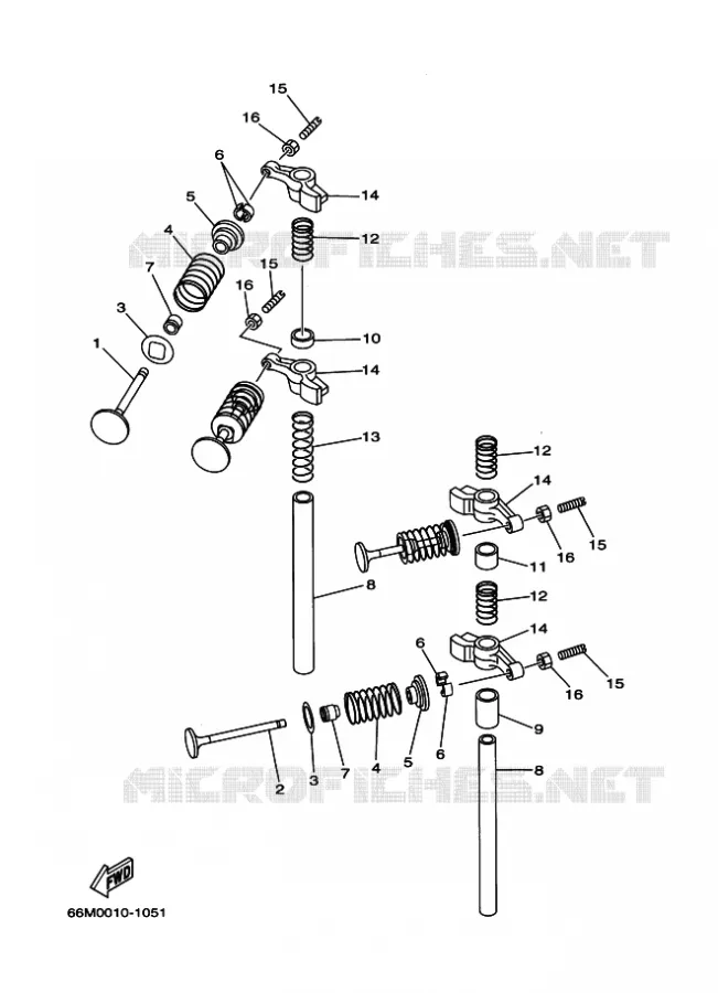 KLEPPEN Yamaha OUTBOARD ENGINES 15hp (11.0kW) 2002 F15  F15A