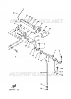 GASBEDIENING voor Yamaha F15A 4 Stroke 2001