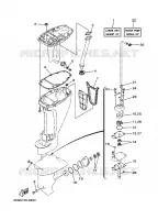 REPARATIESET 3 voor Yamaha F15A 4 Stroke 2001