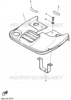 INSTRUMENTENPANEEL voor Yamaha SNOSCOOT 1989