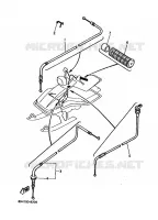 KABEL voor Yamaha SNOSCOOT 1989