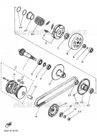 KOPPELINGS voor Yamaha SNOSCOOT 1989