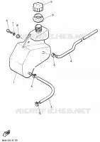 OLIE RESERVOIR voor Yamaha SNOSCOOT 1989