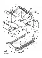 SPOOR OPHANGING 2 voor Yamaha SNOSCOOT 1989