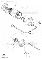 STARTMOTOR voor Yamaha SNOSCOOT 1989