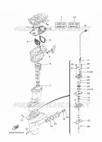 REPARATIESET 3 voor Yamaha F15C Electric Starter, Remote Control, Manual Tilt, Shaft 20