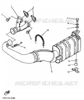 UITLAAT voor Yamaha ENTICER 340 1988