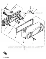 ACHTERLICHT voor Yamaha Excel III 340 1988