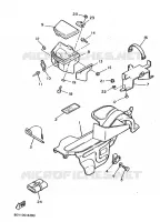 BESCHERMING & BAGAGEDOOS voor Yamaha Excel III 340 1988