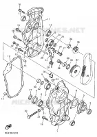 DETAIL VERSNELLINGSBAK 2 (8AB2/8BN2/8BP2) voor Yamaha VMAX 500 1995