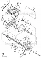 DETAIL VERSNELLINGSBAK 2 (OMKEERMECHANISME) voor Yamaha VMAX 500 1995