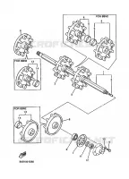 SPOOR AANDRIJVING 1 voor Yamaha VMAX 500 1995