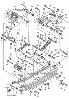 SPOOR OPHANGING 2 voor Yamaha VMAX 500 1995