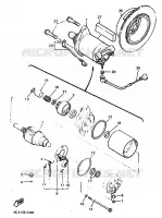 STARTMOTOR voor Yamaha VMAX 500 1995