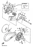 PRIMAIRE POELIE voor Yamaha PHAZER II ST 1995