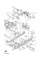 SPOOR OPHANGING 2 voor Yamaha VENTURE XL 1995